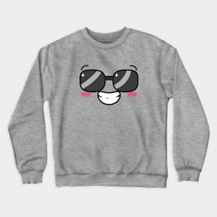Cool Cute Face Crewneck Sweatshirt